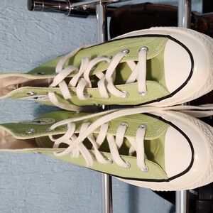 unisex sage green converse